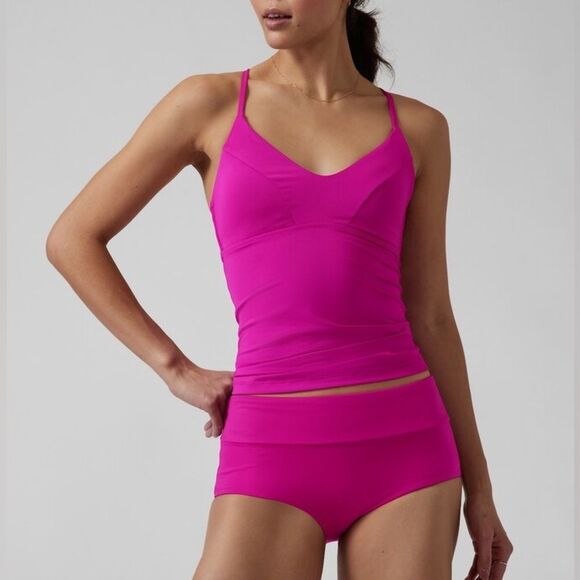 NEW Athleta Triangle tankini A-C swim top women’s size small - Picture 1 of 10